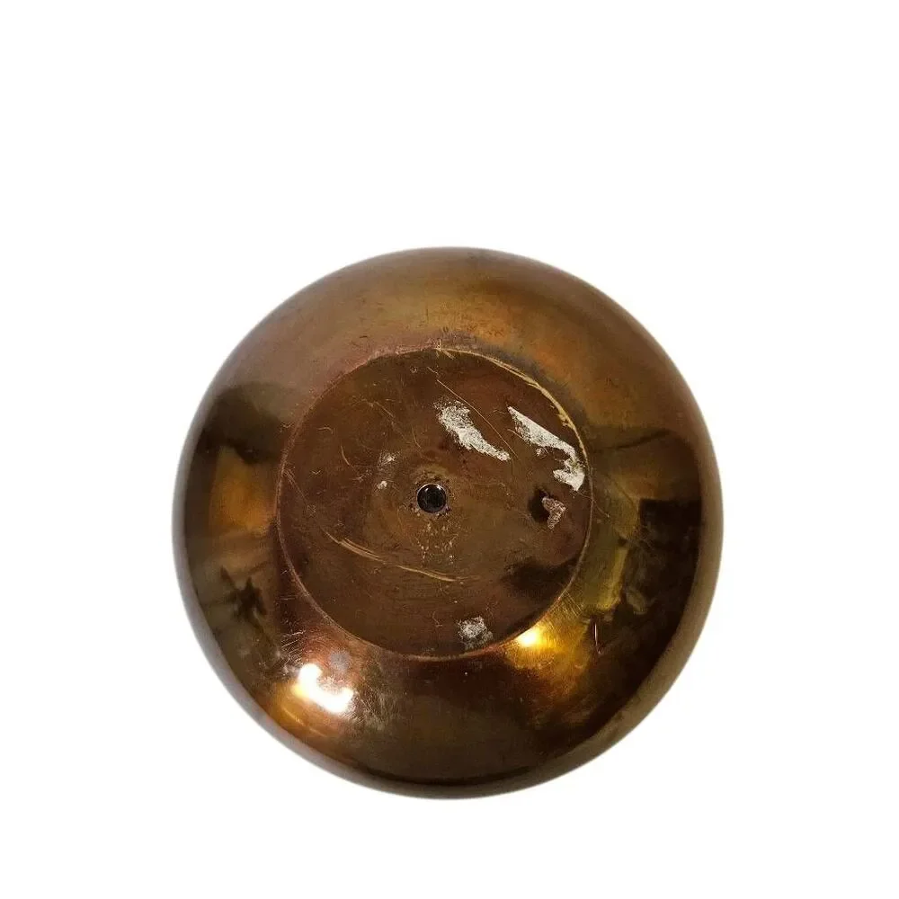 Vintage tri- tone vase. Copper body with a brass & silver plated section.